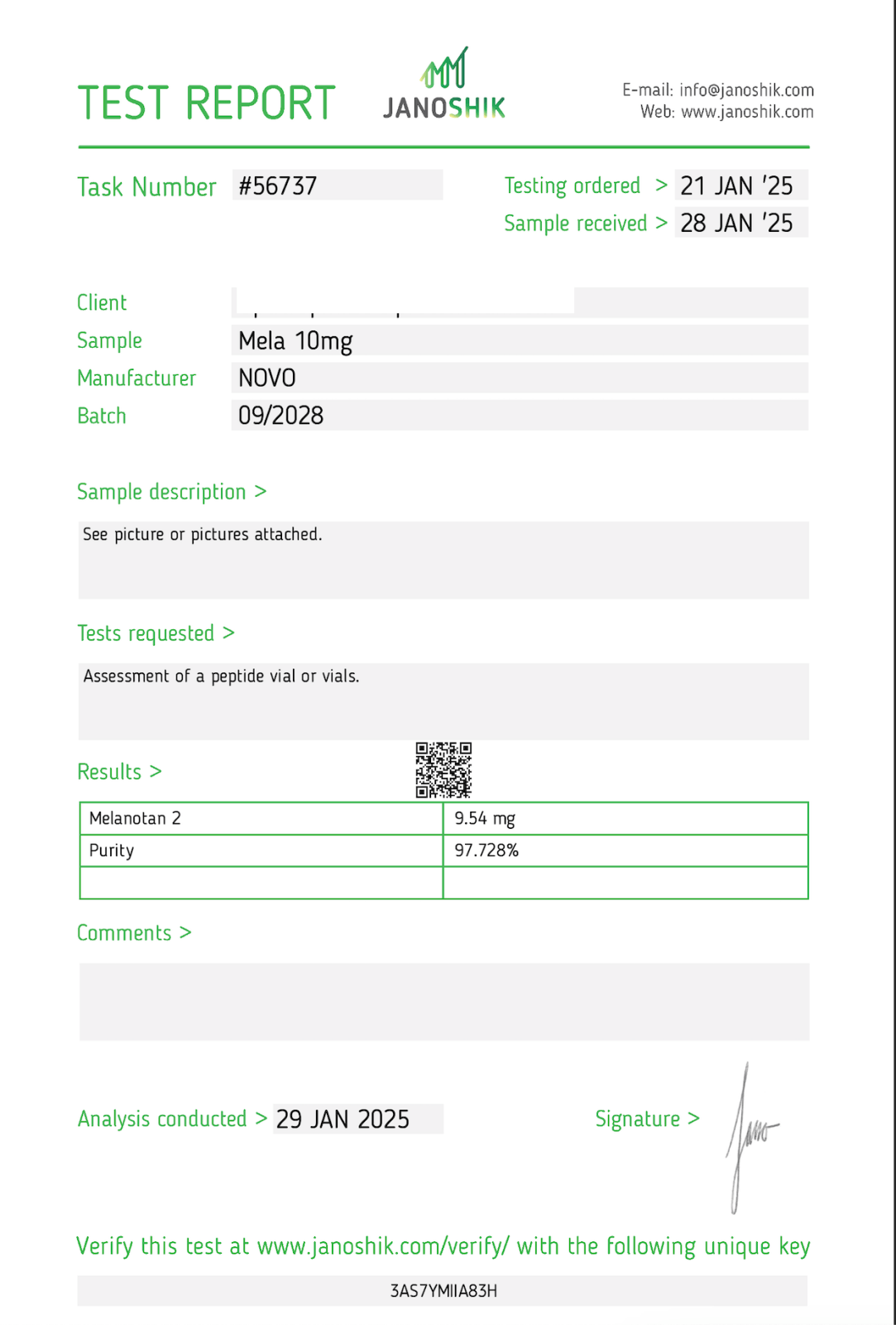 Melanotan II 10 mg (Novo) - Anabolen Direct