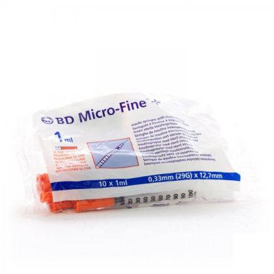 BD Micro - fine+ insulinespuit U100 1ml 29G 10 stuks - Anabolen Direct